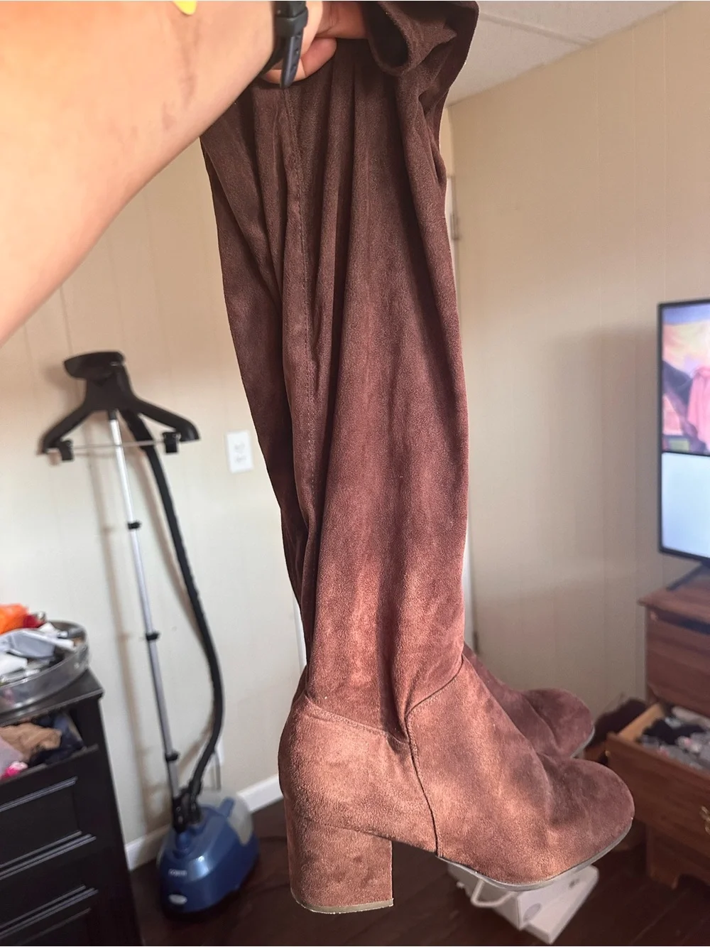 Women's Chocolate Brown Over The Knee Boot